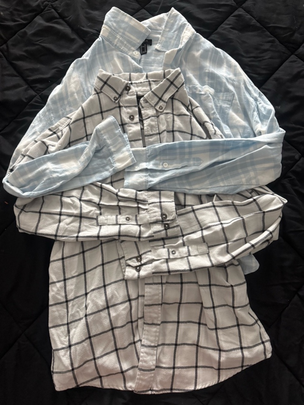 Men’s Flannel Plaid Button Down Bundle